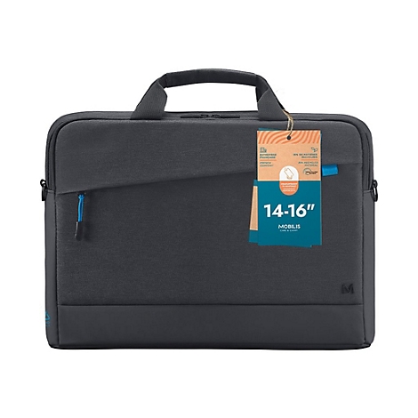Mobilis Trendy - Notebook-Tasche - toploading, 35% recycled - 40.6 cm (16') - Schwarz
