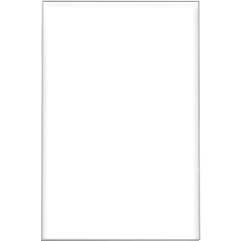 Weißer Rahmen auf weißem Grund.