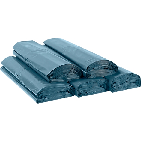 120L 20 Stück LDPE Abfallsäcke Müllsäcke Müllbeutel blau 110 x 80 cm np 