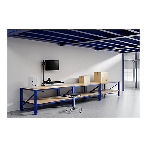 Neomounts DS90-325BL1 - Befestigungskit (voll beweglicher Arm) - Sitz-Steh-Arbeitsplatz - für LCD-Display / PC-Ausrüstung - Stahl - Schwarz