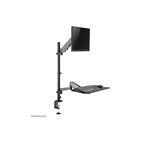 Neomounts DS90-325BL1 - Befestigungskit (voll beweglicher Arm) - Sitz-Steh-Arbeitsplatz - für LCD-Display / PC-Ausrüstung - Stahl - Schwarz