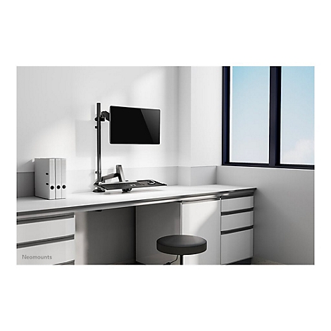 Neomounts DS90-325BL1 - Befestigungskit (voll beweglicher Arm) - Sitz-Steh-Arbeitsplatz - für LCD-Display / PC-Ausrüstung - Stahl - Schwarz
