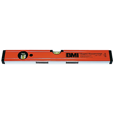 Niveau à bulles magnétique en aluminium, longueur 400 mm, anodisé