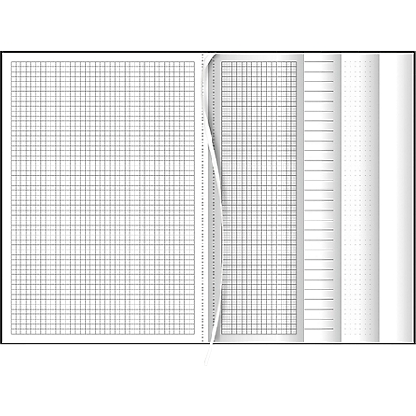 Notizbuch Multibook Din Je 32 Seiten Liniert Kariert Punktiert Blanko Kunstleder Gunstig Kaufen Schafer Shop