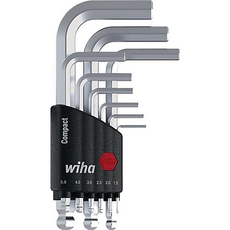 Set inbussleutels van Wiha, in houder.