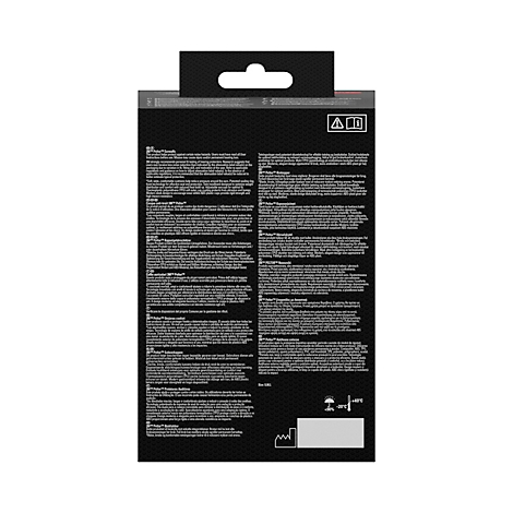 Zwarte en gele gehoorbeschermers tegen een witte achtergrond.