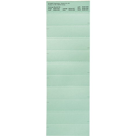 Green paper. Text at the top, horizontal lines below.