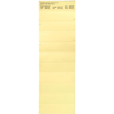 Yellow paper with text lines at the top, blank lines below. The writing is barely discernible.