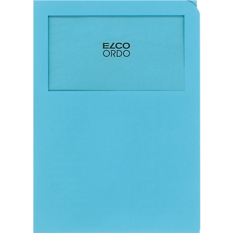 Light blue photo album with photo frame. The text "EZCO ORDO" is in the middle at the top.