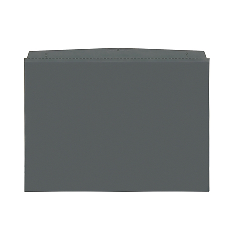 Gray file folder on a white background.