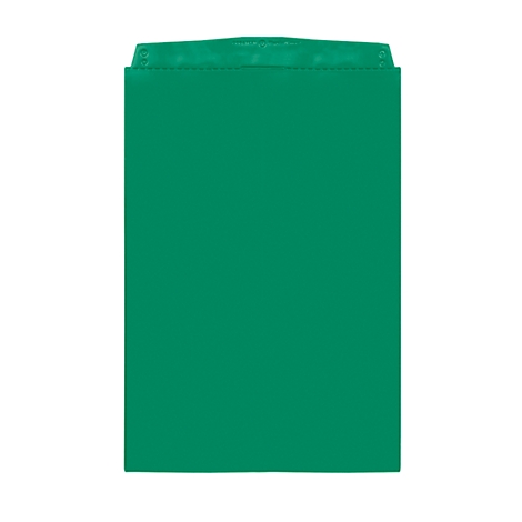 Green rectangular envelope, folded at the top.