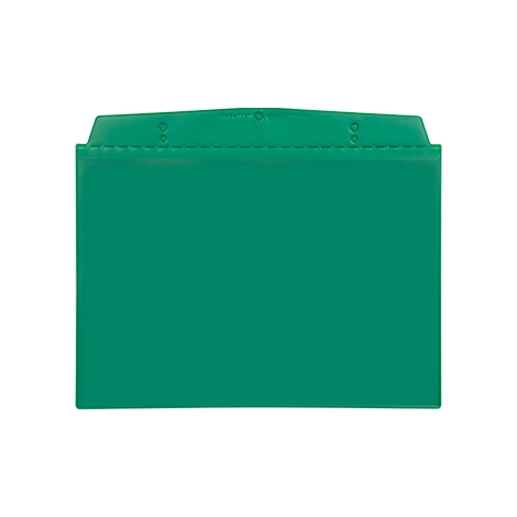 A green document case shown against a white background.