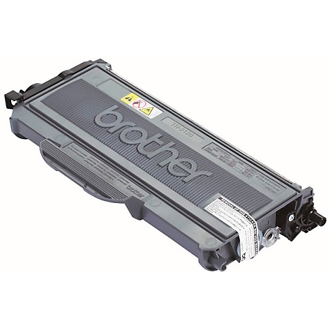 Grey Brother toner cartridge, shown in detail. "Brother" is written on the cartridge.
