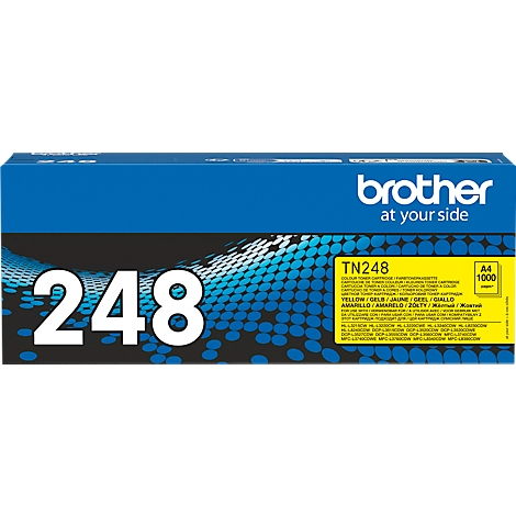 Blue Brother cartridge with white '248' lettering and yellow information field.