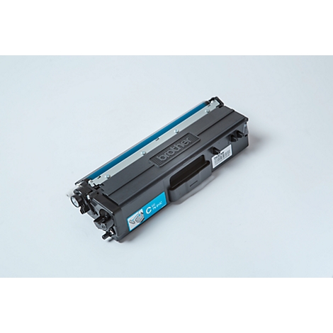Black Brother toner cartridge, blue accents, on a white background.
