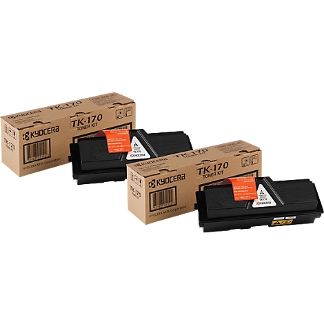 Three black toner kits labeled TK-170 in boxes.