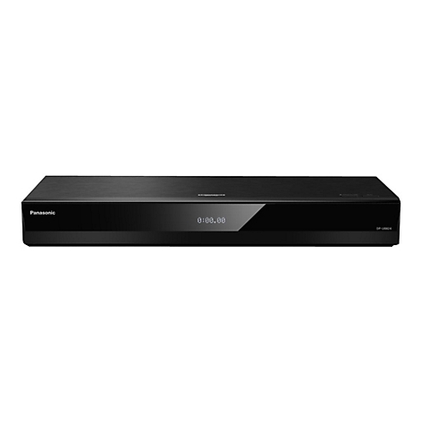 Schwarzer Blu-Ray Player von Panasonic. Auf dem Display: 0:00.00.