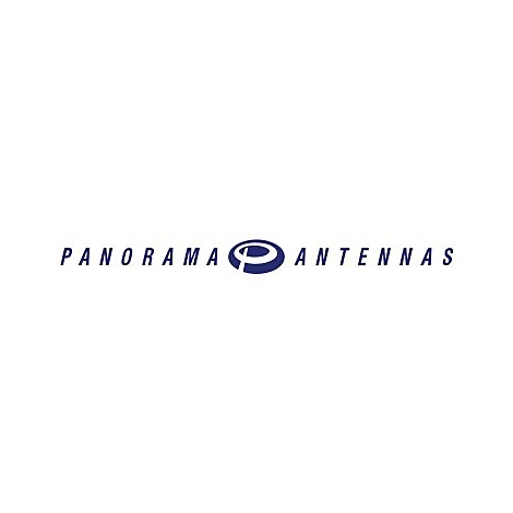 Blaues Logo der Firma Panorama Antennas auf weißem Hintergrund.