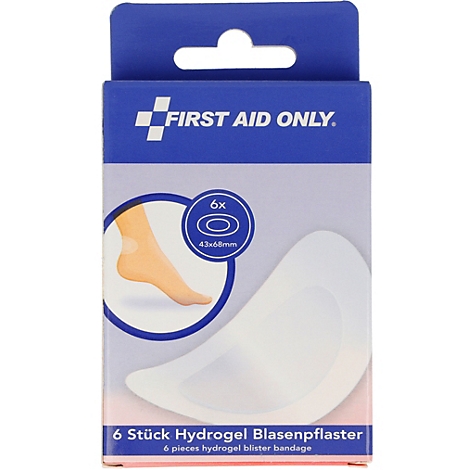 Emballage de pansements hydrogel pour ampoules First Aid Only, 6 pièces.