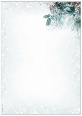 Set Papeterie Noël – 20 Feuilles + 20 Enveloppes DIN Long Motifs Joyeuses Fêtes