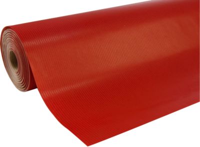 Rouleau Papier Cadeau Clairefontaine Tiny Roll – Motif Rennes Sur Fond Rouge – 50 M X 0,35 M – Kraft 70 G – Fabriqué En France