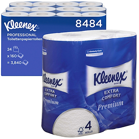 Kleenex® Mouchoirs cosmétiques 8825, 3 plis, 1 boîte = 56 mouchoirs, paquet  de 1 ou 12, blanc acheter à prix avantageux