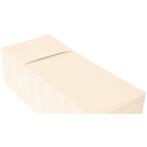 Stapel crèmekleurige papieren tissues.