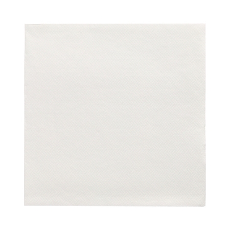 Wit, vierkant papier. Het oppervlak is licht getextureerd.