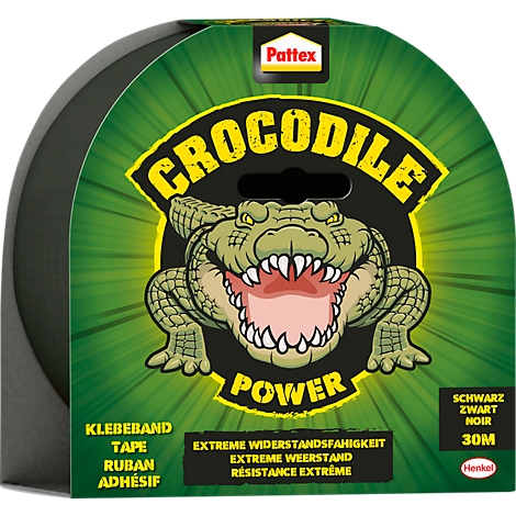 Pattex Crocodile Power Tape L 3000 X L 48 Mm Argent Ou Noir Resistant A La Temperature 10 C 50 C Acheter A Prix Avantageux Schafer Shop