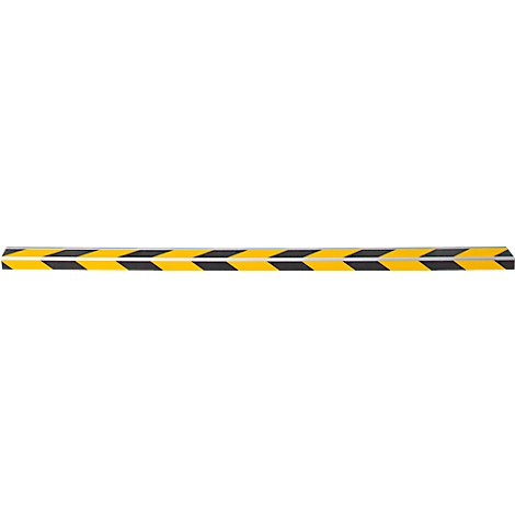 Perfiles para escalones CleanGrip, versión con tornillos, L 1000 x An 60 x Al 30 mm, negro/amarillo