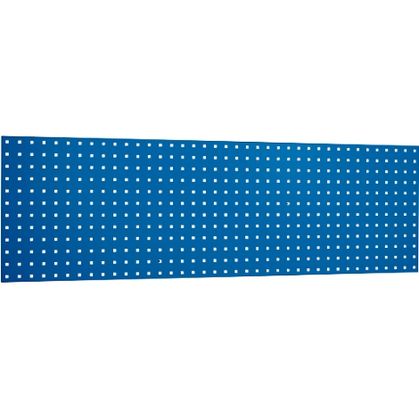 Blue rectangle with evenly spaced white dots. The arrangement looks regular.