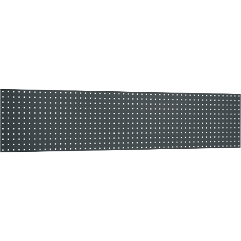 Gray rectangular panel with many small, evenly spaced white dots.