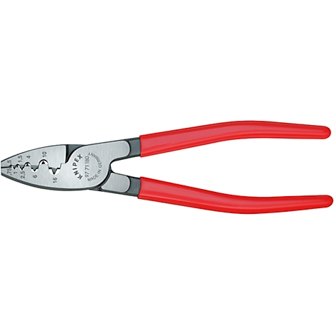 Knipex Pince à sertir 180 mm pour embouts de fils