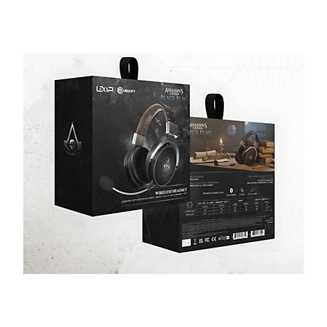 Lexip Assassin's Creed Black Flag Wireless Headset in der Produktverpackung.