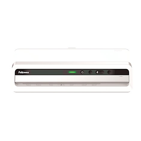 Plastifieuse Fellowes® Jupiter A3, jusqu'à A3, pour épaisseur de film jusqu'à 250 μ, 1400 mm/min, retour automatique, temps de préchauffage 1 min, 10 feuilles à plastifier, argent-blanc