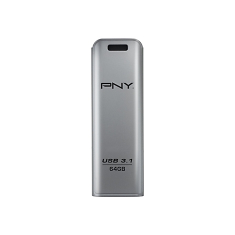 ClÃ© USB grise avec logo PNY et texte USB 3.1 64 Go.