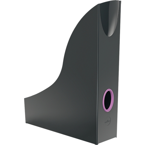 Porte-revues Durable VARICOLOR®, format A4, poignée perforée en diff. coloris, anthracite, 5 p.