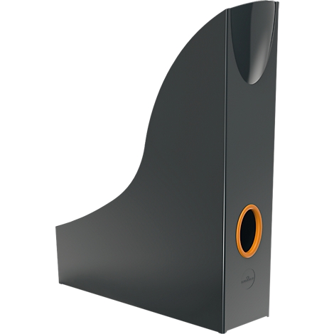 Porte-revues Durable VARICOLOR®, format A4, poignée perforée en diff. coloris, anthracite, 5 p.