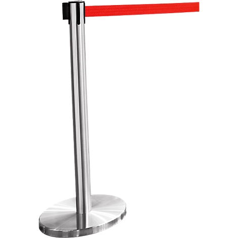 Poste de cinta Nirosta, cinta rojo