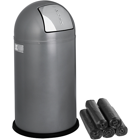 Acheter WESCO Poubelle Pushboy De Couleur Rouge, Tôle D'acier Revêtue Par Pulvérisation, Volume 50 Litres, Grand Rabat En Acier Inoxydable, Récipient Intérieur Amovible ? Comparer Chez