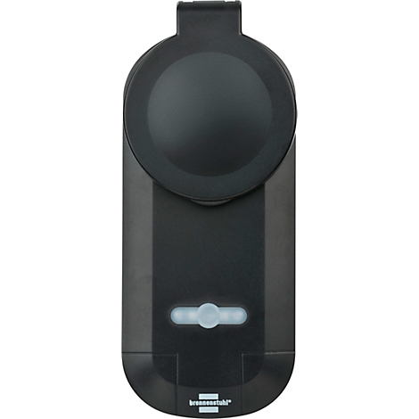 Prise électrique télécommandée BrematicPRO Brennenstuhl, noir, IP44 pour extérieur, 100 m de portée