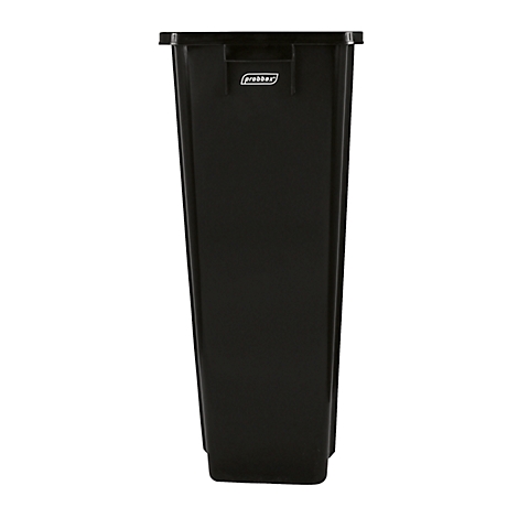 Probbax MixMatch recyclingbak, volume 80 l, met handvat, zonder deksel, L 320 x B 460 x H 762 mm, gerecycled polypropeen, zwart