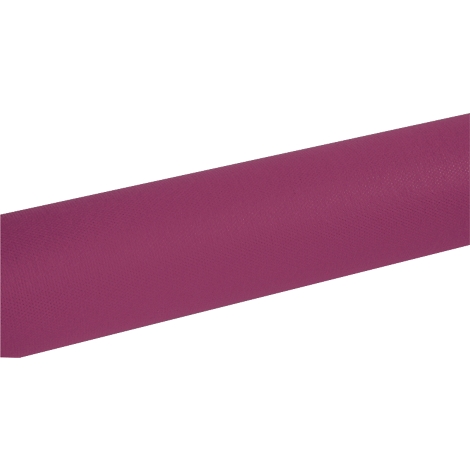 Schuin aflopende, bordeauxrode rechthoek.