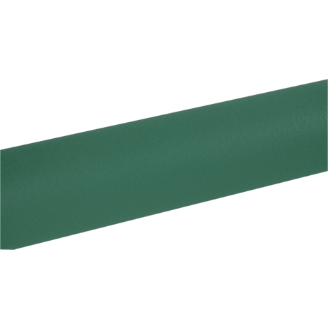 Een groene band die diagonaal over een witte achtergrond loopt.