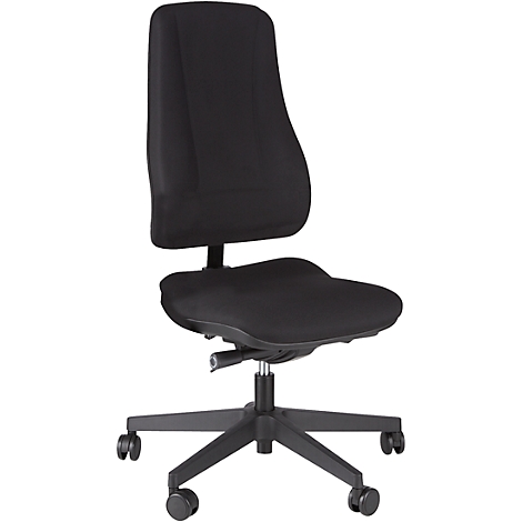 Prosedia Bürostuhl Schreibtischstuhl Drehstuhl ohne Armlehnen hohe Rückenlehne 