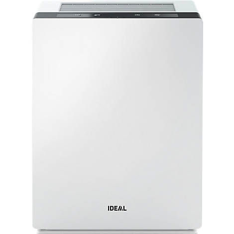 Purificateur d'air blanc avec lettrage IDEAL.