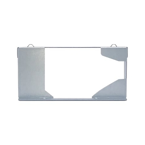 Metallrahmen mit Aufhängeösen.