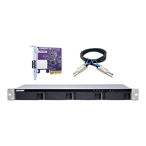 Une console de serveur rack avec carte d'extension et cÃ¢bles associÃ©s.