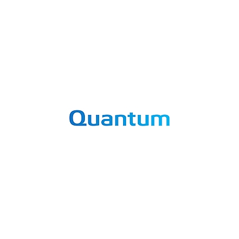 Texte bleu "Quantum".