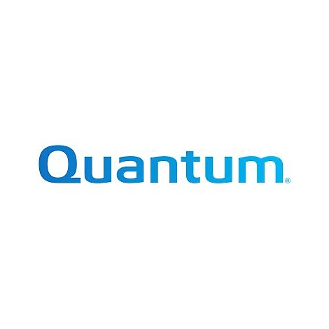 Das Quantum-Logo in blau. Der Name ist in GroÃŸbuchstaben geschrieben.